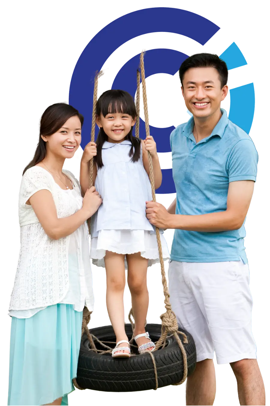 Parents improving communication through a co-parenting program.