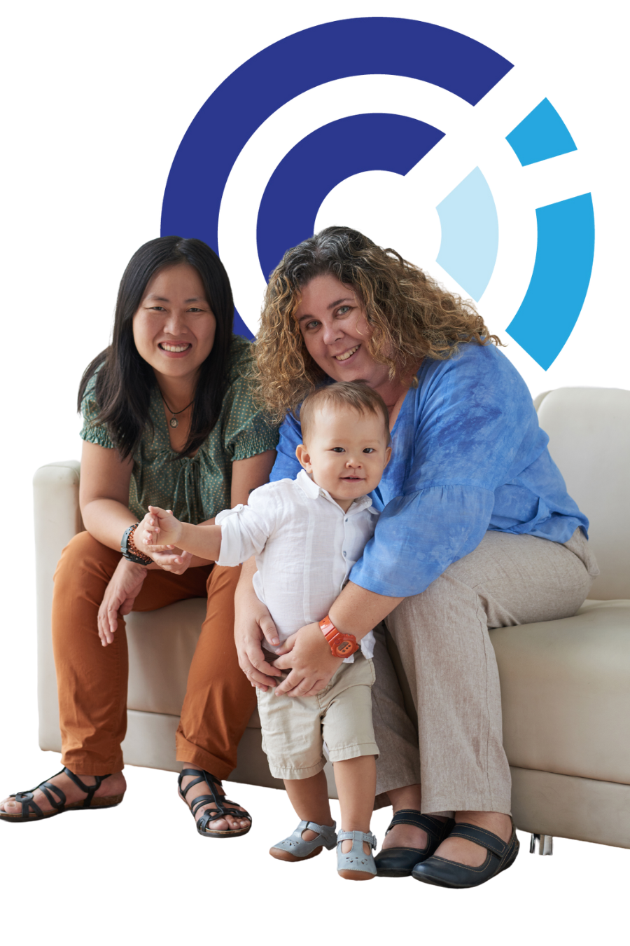 Smiling parent and child spending quality time after completing the Parenting with Purpose program Parents improving communication via co parenting programs
