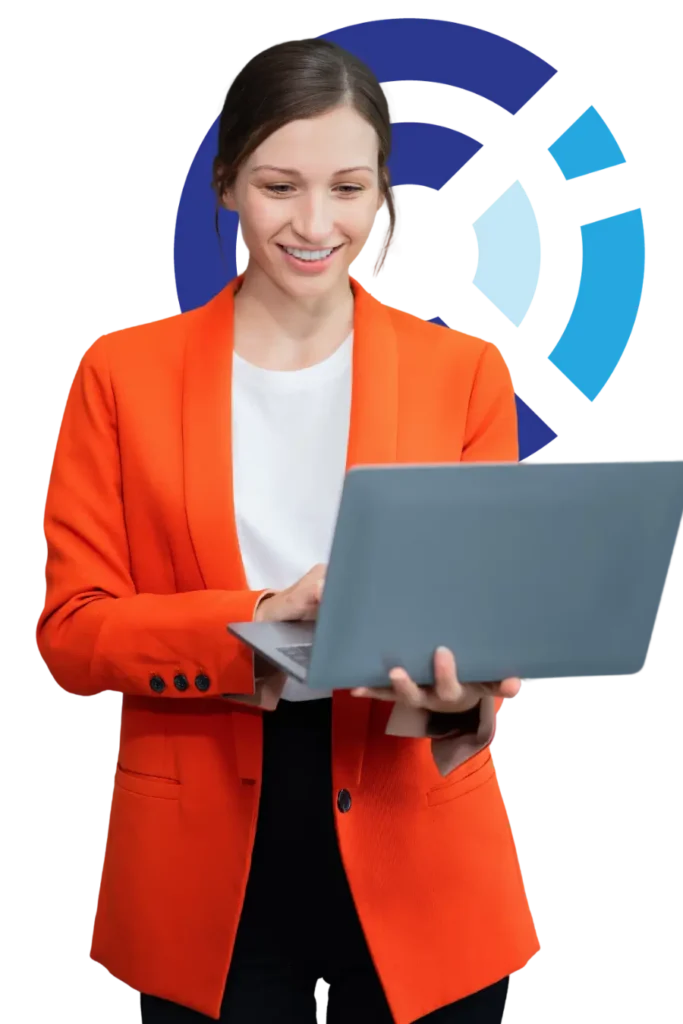 client-attending-anger-management-courses-online Client participating in an anger management courses online via laptop
