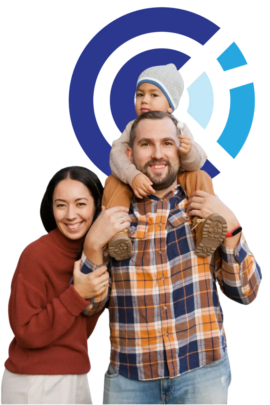 family engaging together in an online parenting courses