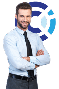 man facilitating anger management courses online a lecturer in an online anger management course