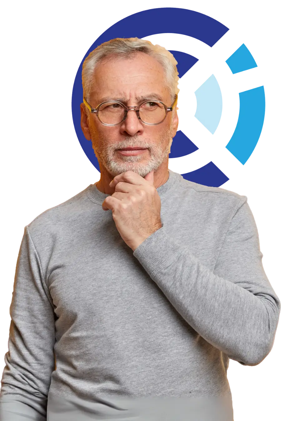 A man practicing cognitive techniques to reduce impulsive reactions