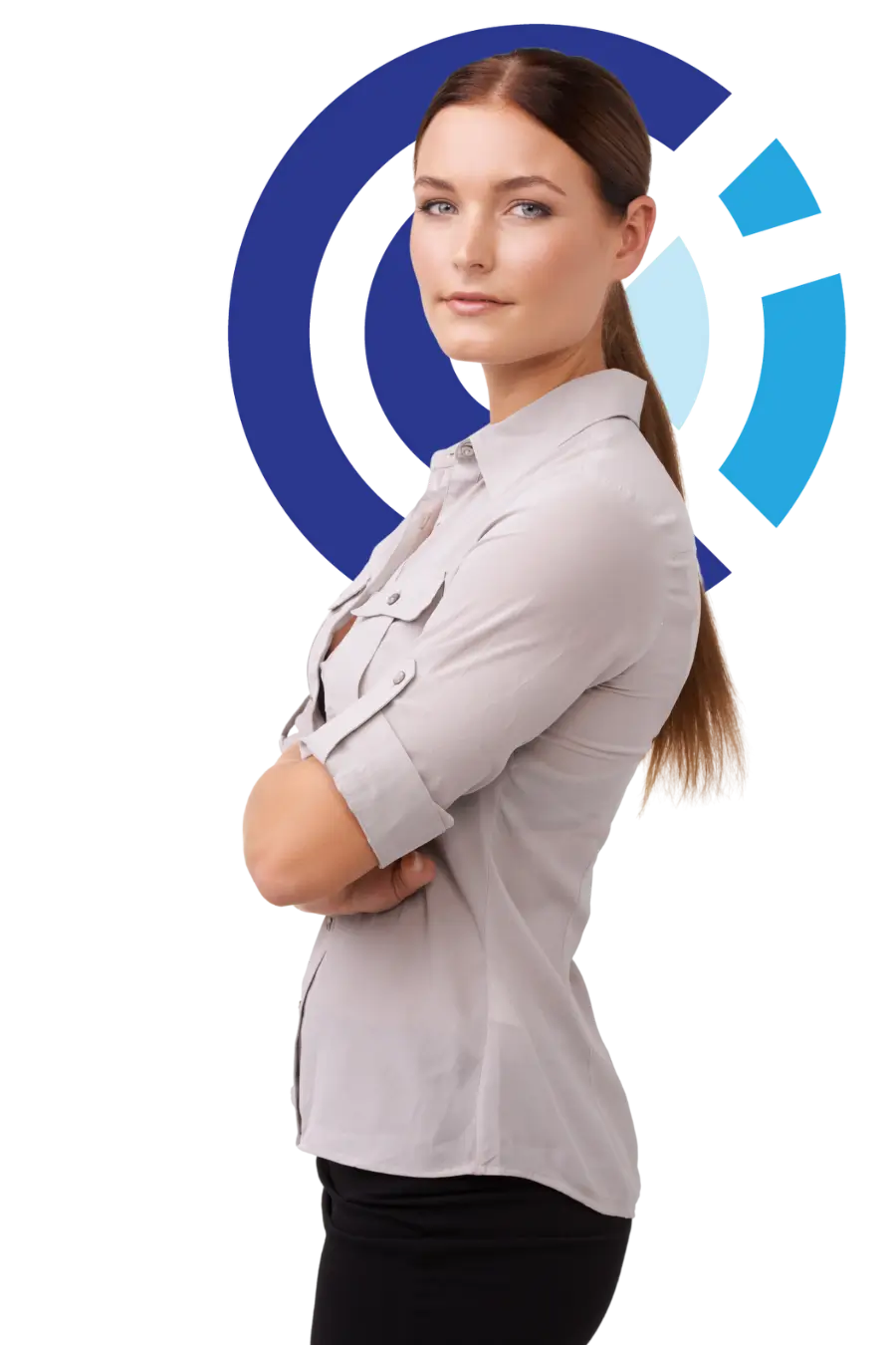 Female licensed professional in respecting boundaries therapy