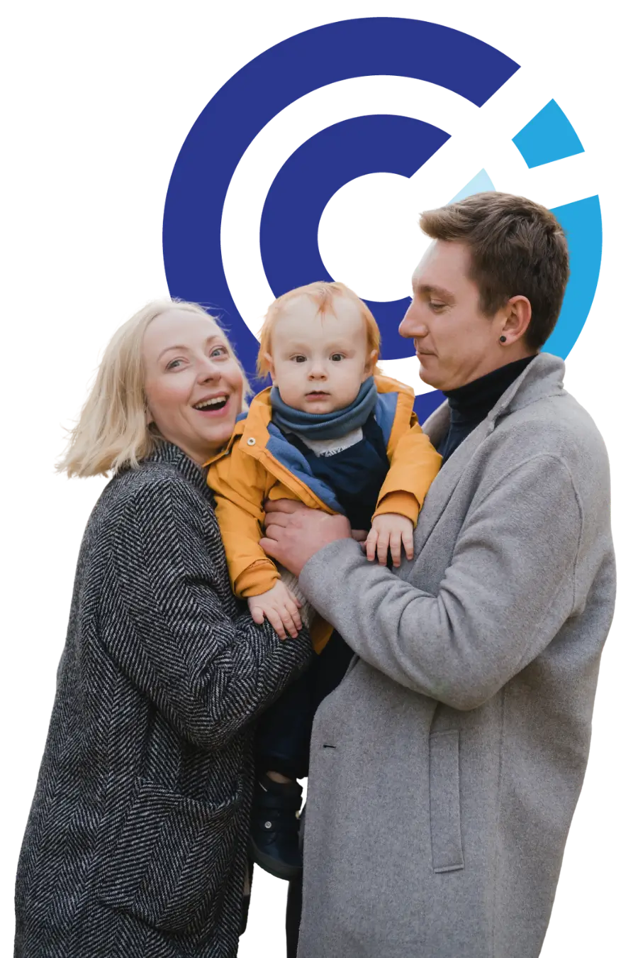 Happy family bonding through parenting therapy in autumn leaves. Parents and child sharing a heartfelt hug, reflecting the rebuilding of trust and emotional safety achieved through structured, court-approved parenting therapy.