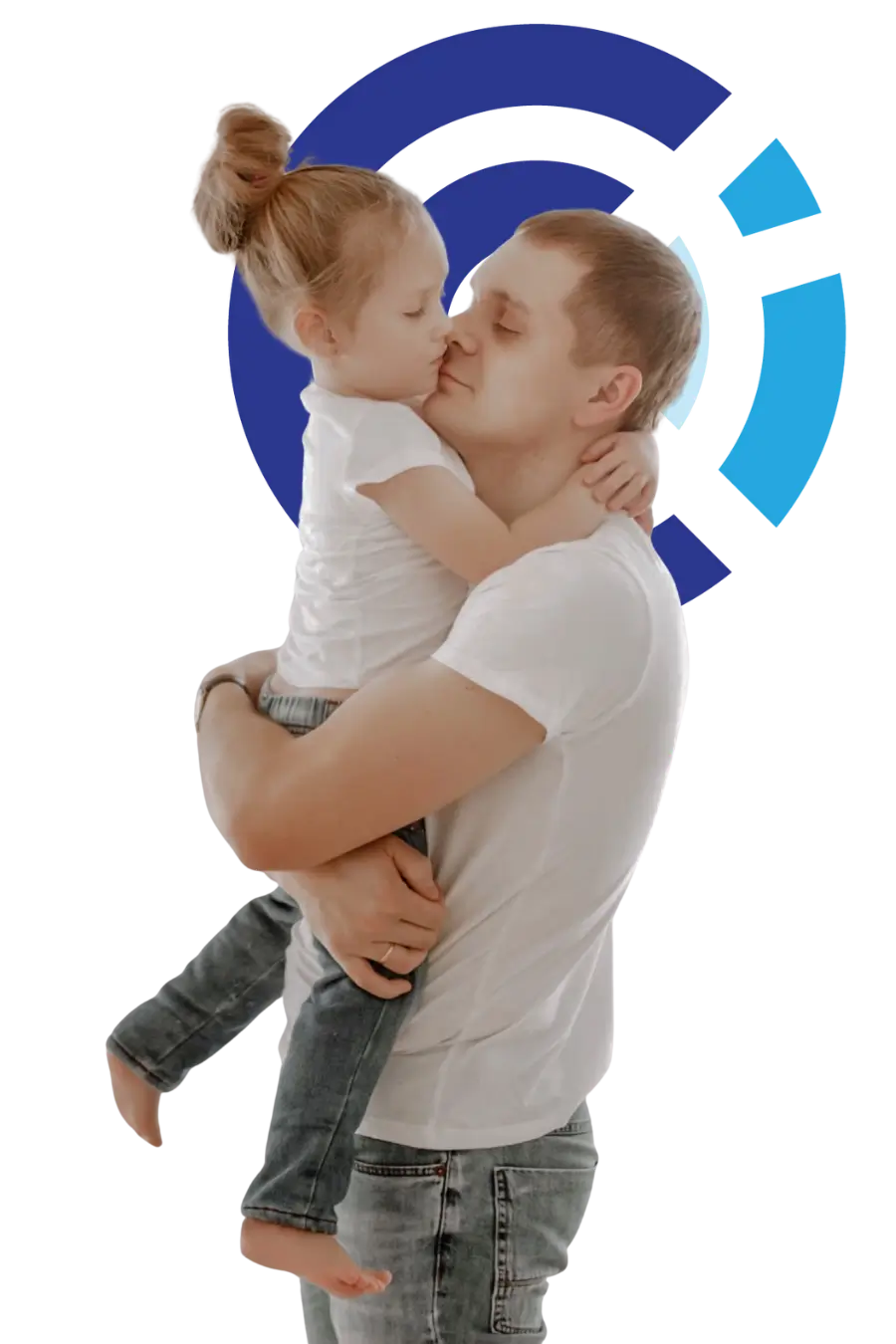 Happy parents as they fulfilled the requirements of a court-approved co parenting program.