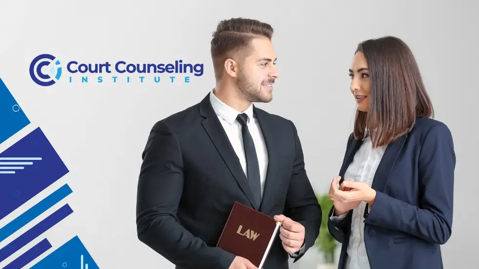 Legal team and counselors discussing case strategy