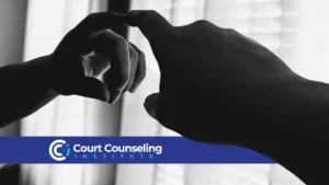 Self reflection in counseling represented by joined hands