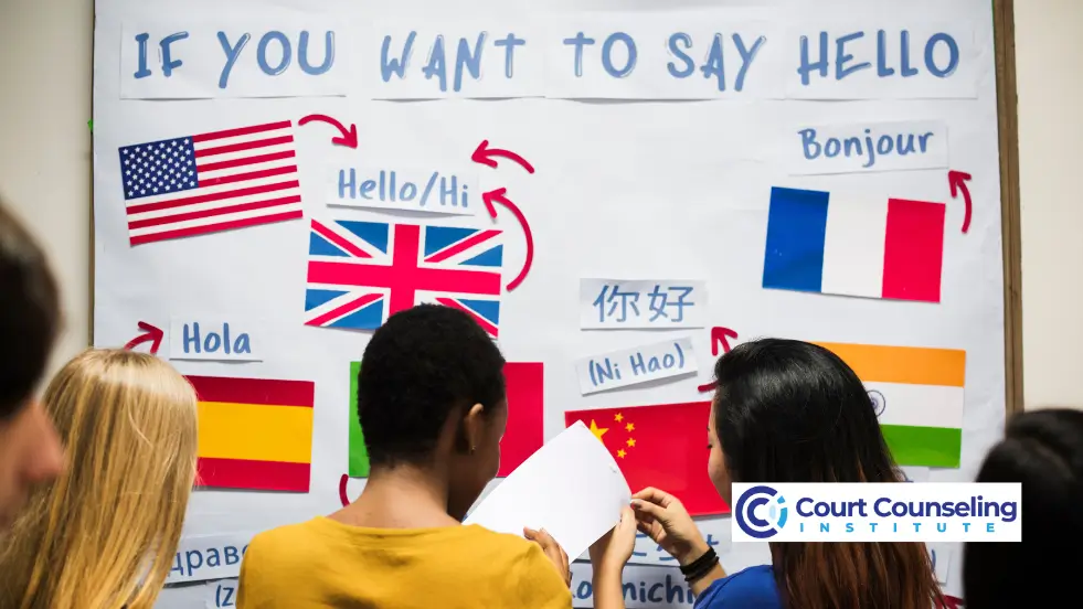 Lawyer and counselor providing guidance for court supervision