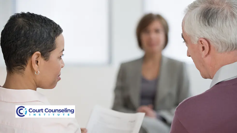 couple attending court mandated counseling