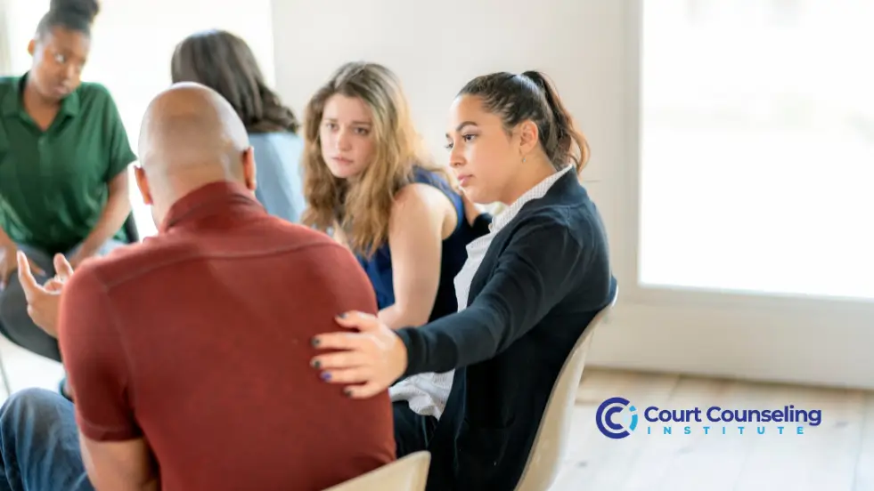 couple attending court mandated counseling